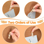 Push Pin Wooden Frame Set 50pcs Cork Board Bulletin Board Accessories Craft Decoration Transparent Box Storage Metal Pins Wood Clips