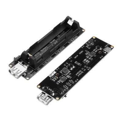 ESP32 ESP32S 18650 Battery Charge Shield V3 Micro USB Type-A USB 0.5A Test Charging Protection Board Geekcreit for Arduino - products that work with official Arduino boards