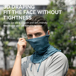 LinkMejor Universal Summer Cycling Balaclava UPF30+ Sunscreen Breathable Gear UV Protection Scarf Cool Ice Silk Face Cover Cycling Headgear
