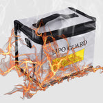 Lipo Battery Safety Bag 215x145x165mm Portable Explosion-proof Fireproof Storage Bag For RC Drone Batteries