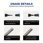Tungsten Steel Deburring External Chamfer Tool 3-20mm/5-25mm Hex Shank Burr Removal for Metal Drilling Stainless Steel Chamferer