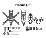 LinkMejor GEP-TC18 87mm Wide X Frame Kit Compatible with DJI O4 Air Unit for RC FPV Racing Drones