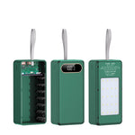 18650 Mobile Power Supply DIY Kit Super Fast Charging 22.5W DC Output Portable Lightweight LED Flashlight Camping Multipurpose Power Bank