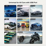 Car HUD Head-up Display GPS Multi-function Speedometer HD Instrument Display Over-speed Warning for All Vehicle
