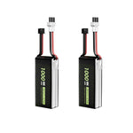 2PCS Flywoo Explorer 7.6V 1000mAh 80C 2S1P LiPo Battery XT30 Plug for Micro Quad Flywoo Flytimes 85 FlyLens 85 HD Flylens75 HD O4/O4 Pro FPV Racing Drone
