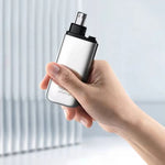 LinkMejor KBMQ-2502-L Electric Nose Hair Trimmer Achieve Shaver Facial Nose Hair Scissors Men Women Clean Trimmer Shaver