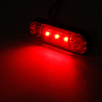 LinkMejor Side Marker Indicator Light Waterproof For 12V 24V Trailer Truck Bus Lorry Van
