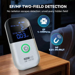 LinkMejor Upgraded EMF Meter Rechargeable Electromagnetic Field Radiation probe with High Precision LCD Display for Home Office Ghost Hunting WiFi 5G Signals 700mAh Battery