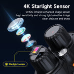 326 Night Vision Device 4K Ultra HD 800m Range 10x Zoom with 512G Storage