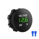 LinkMejor Digital Voltmeter 12V Waterproof Voltmeter Battery Tester with Digital Touch Display Panel for Car and Marine