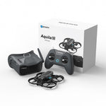 LinkMejor Aquila16 RTF 86mm 1S Whoop FPV Racing Drone ELRS 2.4G with FPV Goggles Radio Controller for Beginner