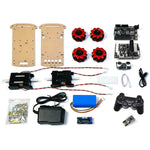 4WD Smart Car Chassis Mecanum Wheel Tracking DIY Kit Omnidirectional Wheel Four-wheel Drive Robot Remote Control Car