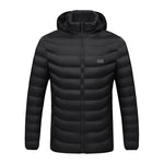 LinkMejor HJ-09B Heated Jacket 9 Areas Dual Control Zones USB Charging Winter Warm Outdoor Electric Heating Jackets