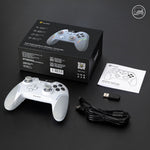LinkMejor ESM-X20 Wireless Gaming Controller Dual Hall Trigger 3-Mode Detachable Hall Joystick RGB Light 1000Hz Polling Rate Gryo 2.4G/bluetooth/Wired Gamepad for Switch/PC/Steam Deck