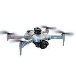 LinkMejor A189 GPS 5G WiFi FPV with Detachable Folded 4.5inch LCD Screen Controller Dual Camera Servo Gimbal 360° Obstacle Avoidance One-Key Airdrop Brushless Foldable RC Drone Quadcopter RTF