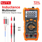 LinkMejor T21D T21L Multimeter 6000 Counts Auto Range AC DC Voltage Current Resistance Capacitance Temperature Inductance Measurement True RMS Test Tool