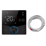 LinkMejor Tuya Smart Home WiFi Knob Thermostat for Electric Heating LCD Display Mobile Phone APP Control Touch Screen Remote Controller Via Alexa Google Assistant