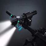 Super Bright Multi-Angle Adjustment USB Rechargeable Waterproof Bike HeadLight Taillight