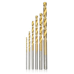 60PCS 1/1.5/2/2.5/3/3.5mm High Speed Steel Twist Drill Bit Professional Titanium Coated Drill Bit Tools Quality Power Tools