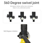 LinkMejor X4000Pro 1L Scuba Diving Tank Snorkel Equipment Leisure Outdoor Swimming Spare Oxygen Portable Capacity Use 10-20 Minute with Diving Goggles Strap Bag Pump