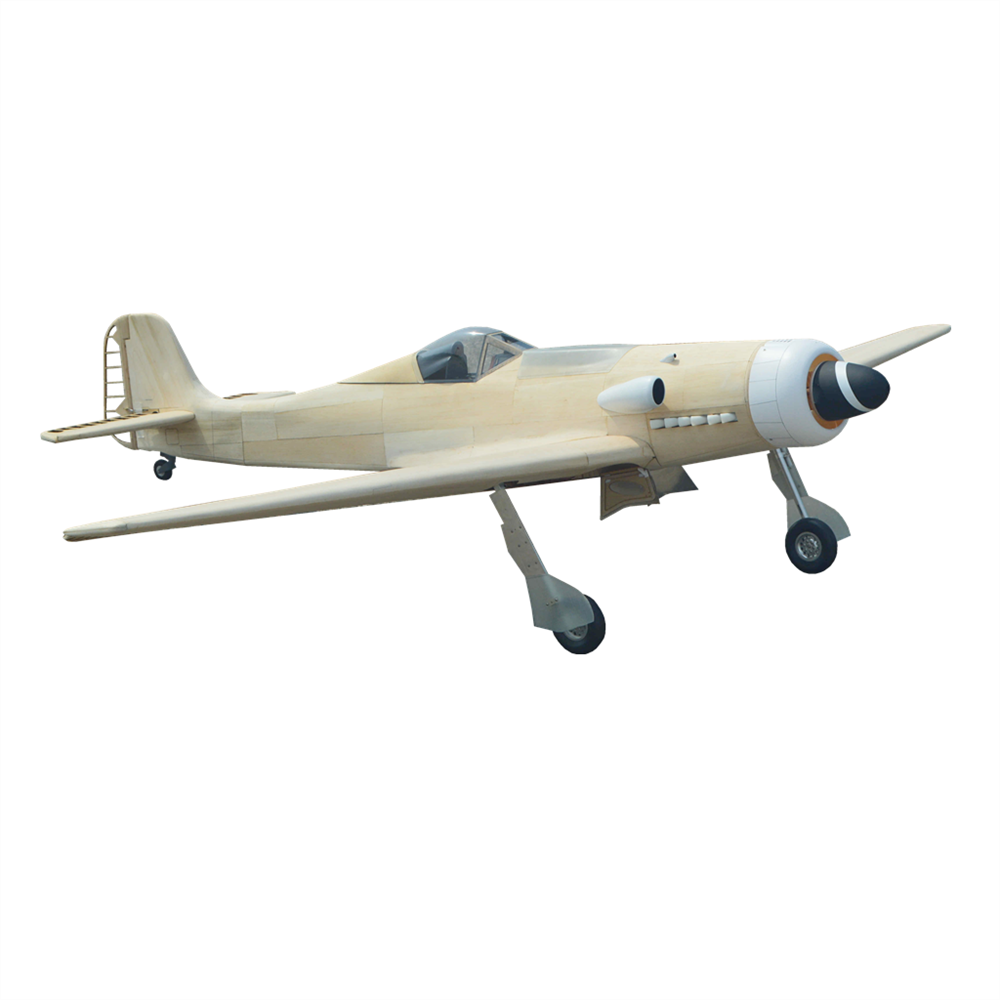 LinkMejor FOCKE WULF TA-152H 2400mm Wingspan 1/6 Scale Balsa Wood RC Airplane KIT