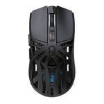 Tripe-Mode Wireless Gaming Mouse with Digital Screen 1200-10000DPI RGB 1KHz polling Rate Type-C Rechargeable Ergonomic Wireless/BT/Wired Macro Programmable