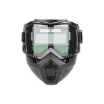 Automatic Variable Light Full Face Welding Helmet Helmet Welding MASK Welder High Definition Lens 0.01ms Light Adjustment Detachable Design with 10pcs Protection Glasses lenses