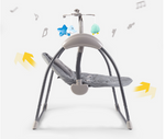 Multi-Functional Electric Baby Bed Sleep Assistant Crib Infant Cradle with Remote Control Rocking Rate & Bluetooth Music Player