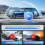 Azdome PG17Max Dual-Recording Dash Cam 4K UHD and 2.5K QHD Backup Camera 11.8Inch IPS Touchscreen Built-in GPS WiFi App Control ADAS Parking Monitor