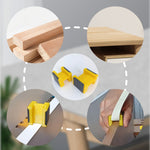 2pcs Edge Tape Straightener Kit Woodworking Joinery Solution for 15mm 18mm 25mm 30mm Paper Edge Banding Trimmer Tools Woodcraft Tape Holder