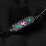 Winter Smart Heated Cotton Jacket For Men Warm Plus Velvet Thickened Down Cotton Jacket Heating USB Charging Outdoor Jacket