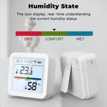Tuya WiFi/Zigbee Smart Home Temperature Humidity Sensor with Backlight Hygrometer Thermometer Monitoring Sensor Support Alexa Google Home APP Control