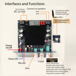Sinilink XY-T4001P 400W Bluetooth Amplifier Board TPA3223 Chips High-Power HIFI 3 Input Modes Bluetooth AUX USB Audio TWS Wireless Speaker with APP Smart Control