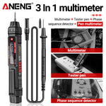 LinkMejor A3005B A3005BPro Digital Multimeter Smart Pen Type Multi-Functional Tester with Battery Standard/High Configuration Long-Lasting Performance