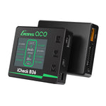 Gens Ace iCheck B36 Multi Smart Battery Checker 2.4 Inch IPS Display 30W Type-C PD Output for 1-8S LiHv/LiPo/LiFe/Li-ion Battery