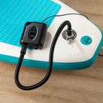 Portable Paddle Board Pump 20PSI High Pressure Electric Air Compressor Pump Inflation & Deflation Pump with 6 Nozzles for Inflatable Boat Pool Surfboard Stand-up Paddle Board SUP