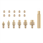 Threaded Knurled Heating Head for 3D Printer Insertnut Implant Connector Insert Nut Hot Melt Tool 3D Printer Soldering