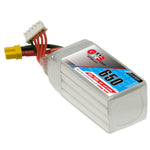 LinkMejor GNB 14.8V 650mAh 80C 4S LiPo Battery XT30U-F Plug for  GEPRC Tern LR40 FPV Racing Drone