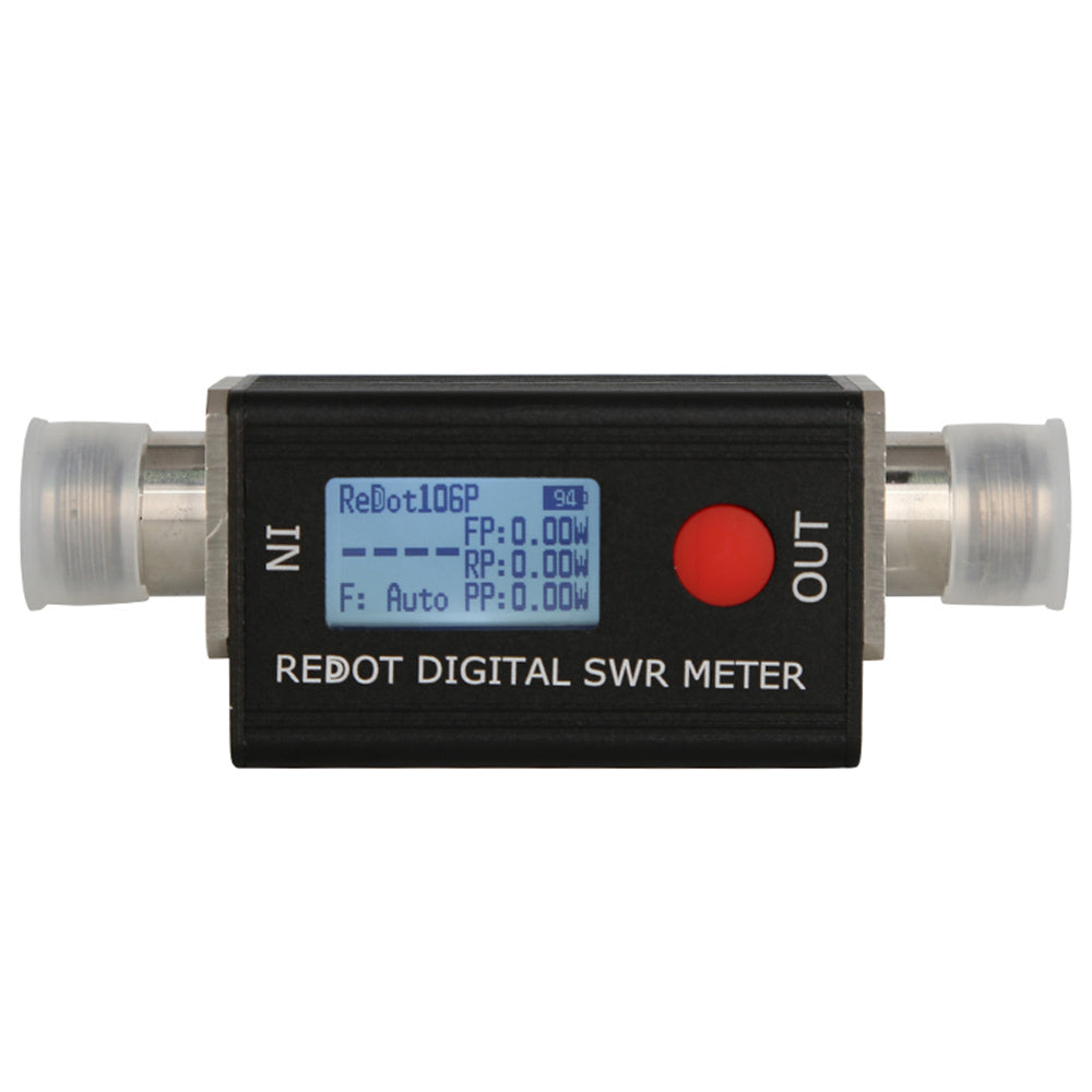 LinkMejor RD106P 120W Digital SWR Meter SWR&Power Meter FMB VHF UHF 80-999MHz Standing-wave Ratio 1.00-99.9 Support DMR Walkie Talkie