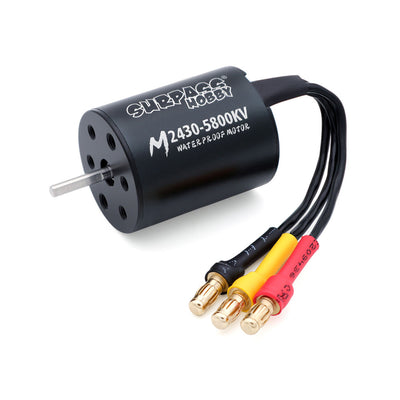 LinkMejor M2430 M2435 Brushless Waterproof Motor for 1/16 1/18 Flat Sports RC Cars Vehicles Models Parts 3200/4300/4800/7200/6300/5800KV