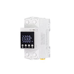 LinkMejor WM-AXA1-TW-E2S WiFi Smart Switch 80A Load Remote Control LED Display Fire Retardant Housing Energy Monitoring