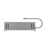 13 in 1 USB C Docking Station Network Hub with VGA PD 3.0 USB-C RJ45 10/100Mbps Laptop Stand for MacBook iPad Surface pro