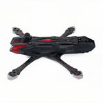 LinkMejor Manta 5 pro Squashed X / DC 5 Inch Carbon Fiber Frame Kit Support DJI O4 Pro for DIY Freestyle RC FPV Racing Drone