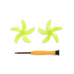 LinkMejor Lightweight Colorful 5-Blade Propeller Props Accessories for DJI NEO / NEO 2 RC Drone Quadcopter
