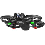 LinkMejor YL05 WiFi FPV with 4.9inch LCD Screen Controller HD Dual Camera Electrically Adjustable Optical Flow Hover Circle Protection LED Brushless 2.4G 4CH 6-Axis Remote Control Toys RC Drone Quadcopter RTF
