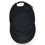 Collrown Genuine Sheepskin Leather Cap Men's Flat Cap Adjustable Outdoor Casual Black Caps for Spring Fall