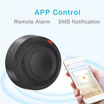 Tuya WiFi Smoke Detector Ceiling Mounted Fire Alarm Smart Home Tuya APP Control 80dB Battery Powered Sensor