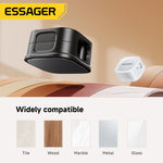LinkMejor ES-ZL01 Magnetic Cable Organizer Desk Cord Management Holder Wall Mount Charging Wire Clip Universal Fit Up to 7.3mm Adhesive Mount Cable Keeper