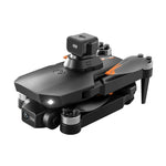 LinkMejor RG708 MAX GPS 5G Repeater Digital FPV with 4.5inch LCD Screen Controller 1080P HD Dual Camera 2-Axis Gimbal 360° Obstacle Avoidance Brushless Foldable RC Drone Quadcopter RTF