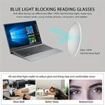 TR90 Reading Glasses Anti-blue Light High Definition Presbyopia Eyeglasses Men's Hyperopia Optical Eyewear Ultralight Sport Non-slip Eyeglasses Diopters To +3.5